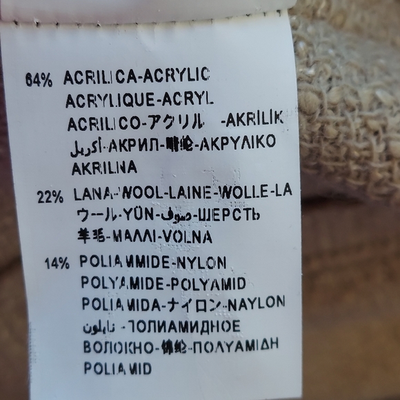 Stile Benetton Italian Lana Wool Blend Tweed Jacket - Picture 15 of 16